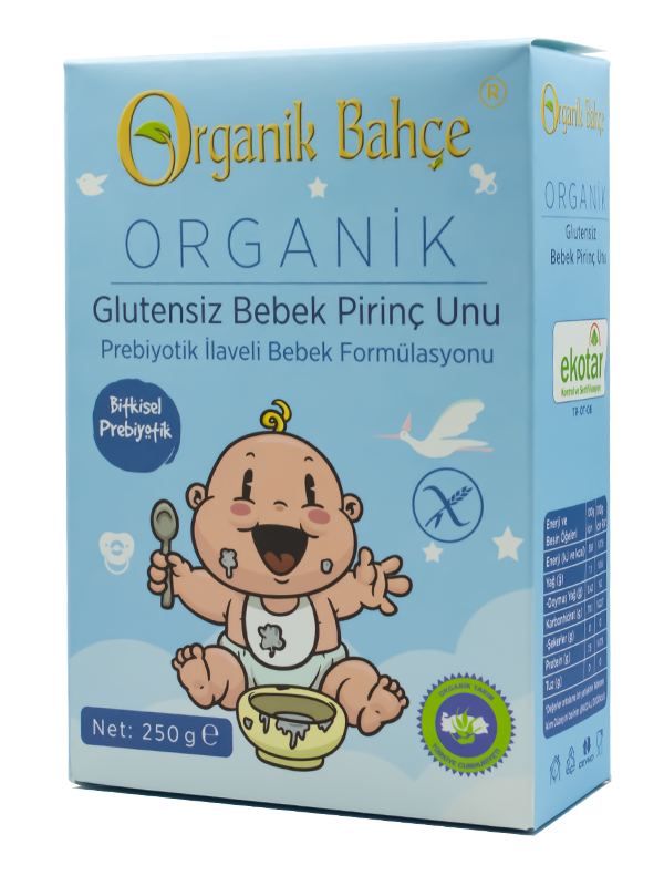 Organik Glutensiz Bebek Pirinç Unu 250 gr